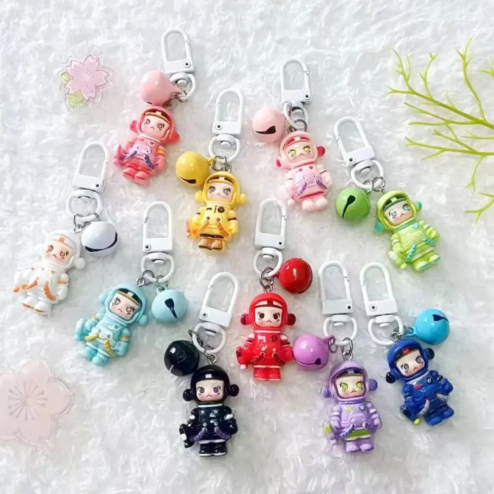 Skull Panda Phone Charm Keychain - Green-3F0-8